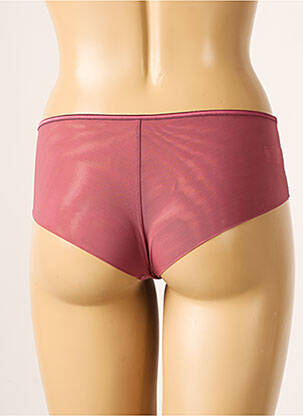Shorty efect material satinat roz SIMONE PERELE femeie