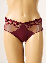Shorty efect material satinat roșu SIMONE PERELE femme