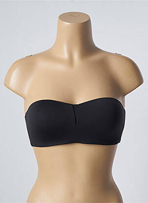 Sutien efect material satinat top bentiță negru PASSIONATA femeie