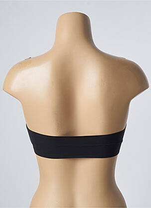 Sutien efect material satinat top bentiță negru PASSIONATA femeie