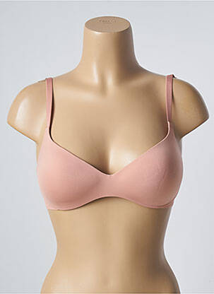Sutien efect material satinat top sutien push-up roz PASSIONATA femeie