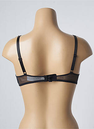 Sutien efect material satinat top sutien push-up negru PASSIONATA femeie