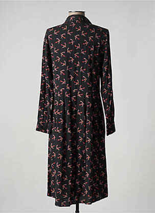 Rochie midi mâneci lungi mâneci lungi negru DIPLODOCUS femeie