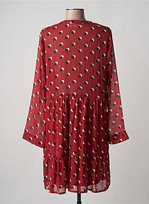 Rochie scurtă mâneci lungi mâneci lungi roșu CHERRY PARIS femeie