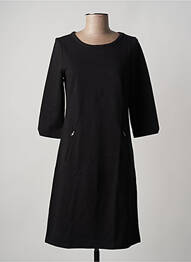 Rochie midi mâneci 3/4 mâneci 3/4 negru FRANSA femeie