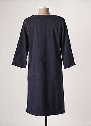 Rochie midi mâneci 3/4 mâneci 3/4 albastru DIPLODOCUS femeie