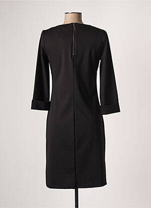 Rochie midi mâneci 3/4 mâneci 3/4 negru FRANSA femeie