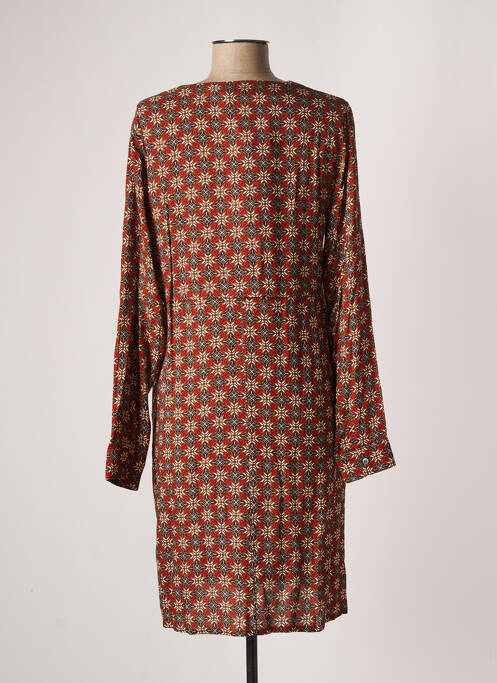 Rochie midi maro DIPLODOCUS femeie