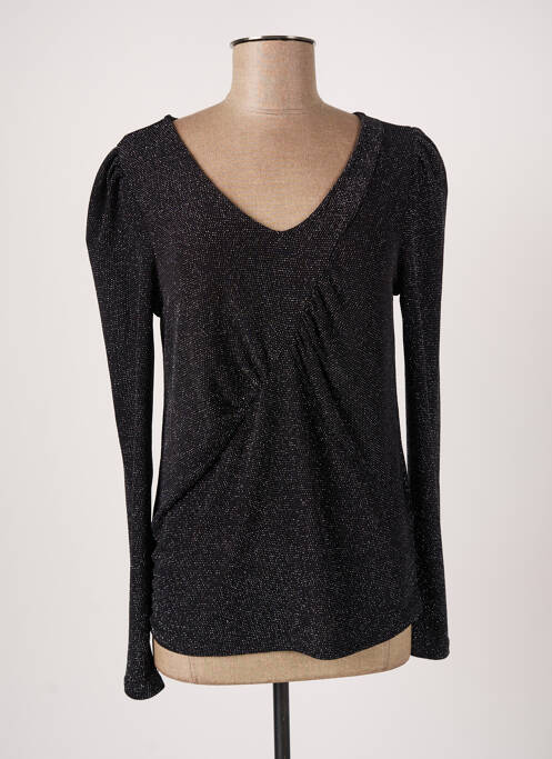 Top negru CREAM femeie