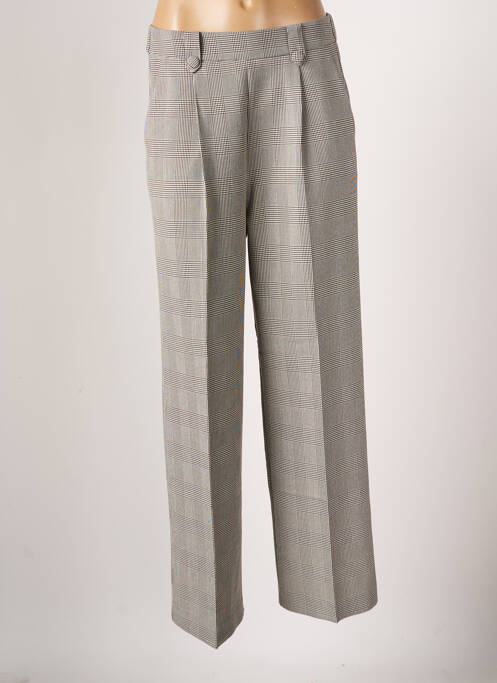 Pantalon larg negru GRACE & MILA femeie