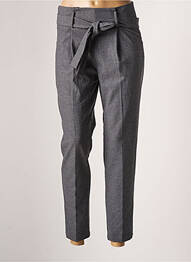 Pantalon drept elasticitate mărime normală gri F.A.M. femme