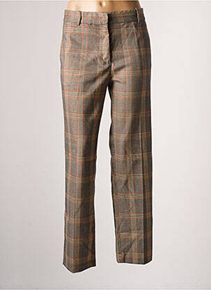 Pantalon drept maro F.A.M. femeie