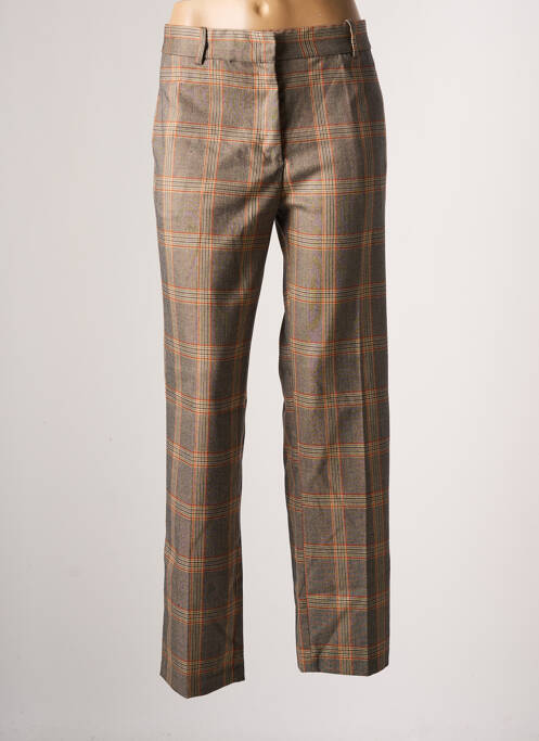 Pantalon drept maro F.A.M. femeie