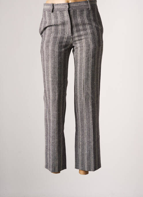 Pantalon drept negru F.A.M. femeie