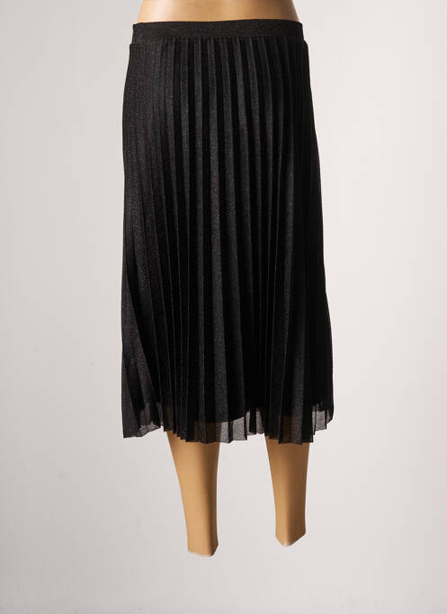 Fustă midi negru ICHI femeie