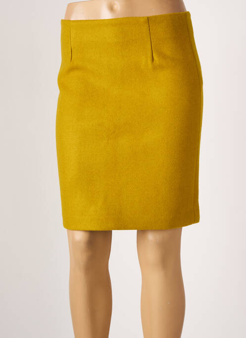 Fustă scurtă galben ICHI femeie