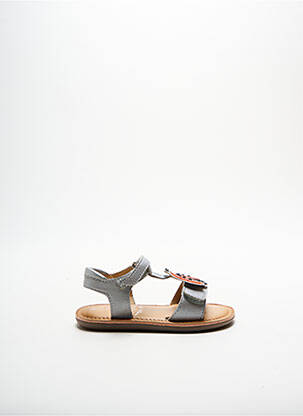 Sandale/Pantofi decupați gri MOD8 fată