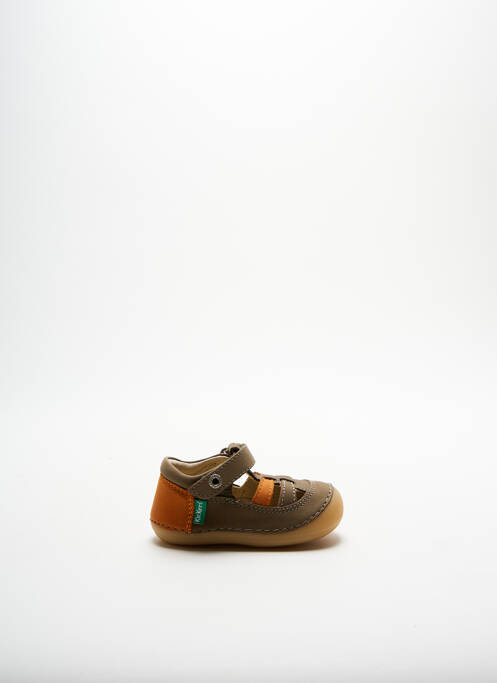 Sandale/Pantofi decupați verde KICKERS băiat