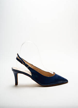 Pantofi cu toc albastru DÉNOUÉE femeie