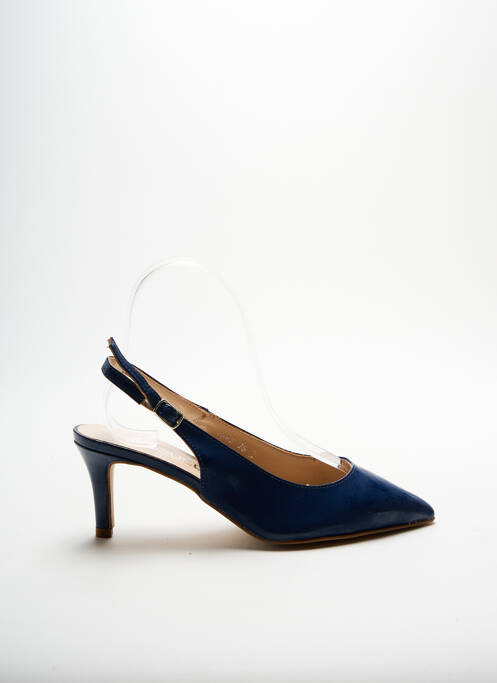 Pantofi cu toc albastru DÉNOUÉE femeie