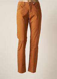 Pantalon slim elasticitate maro CREAM femme