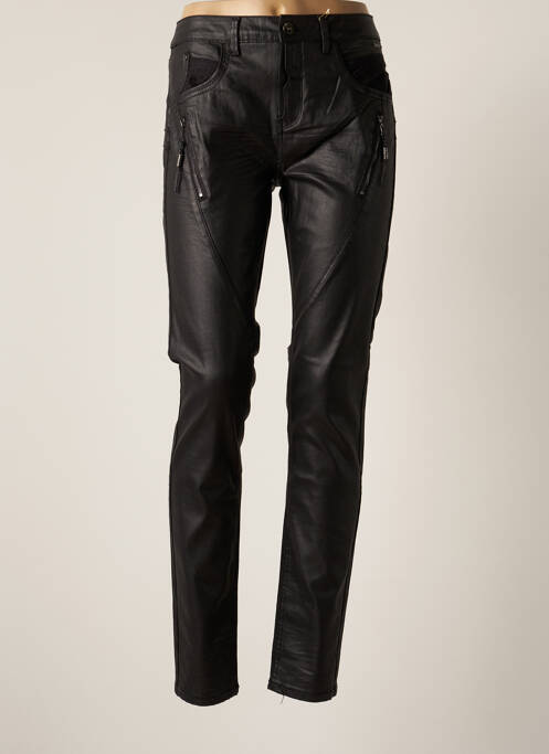 Pantalon slim elasticitate mărime normală negru CREAM femme