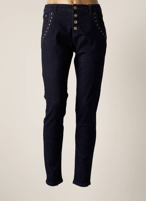 Blugi cu croială slim albastru CREAM femeie