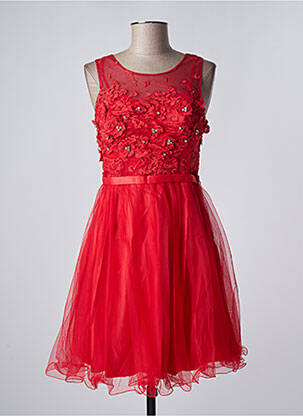 Rochie midi roșu FLOWER BY CHARM'S femeie