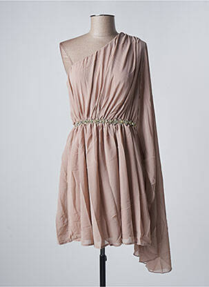 Rochie scurtă bej TENTATION femeie