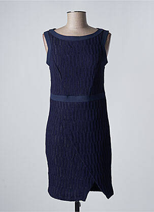 Rochie midi fără mâneci fără mâneci albastru LOVIE femeie