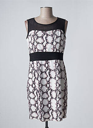 Rochie scurtă fără mâneci fără mâneci bej LOVIE femeie