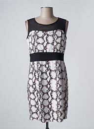 Rochie scurtă fără mâneci fără mâneci bej LOVIE femeie