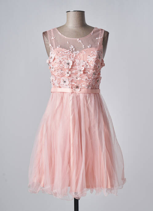 Rochie midi roz FLOWER BY CHARM'S femeie