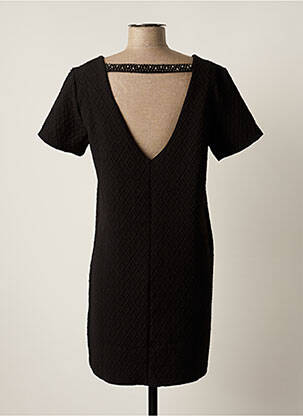 Rochie scurtă mâneci scurte mâneci scurte negru TEDDY SMITH femeie