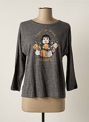 Tricou gri ADISHATZ femeie