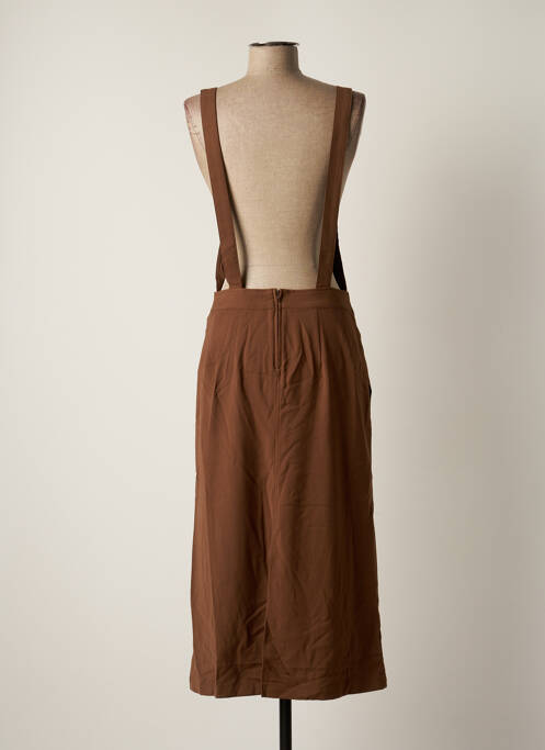 Rochie lungă maro LOLA ESPELETA femeie