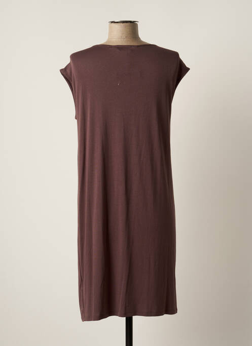 Rochie scurtă maro LOLA ESPELETA femeie