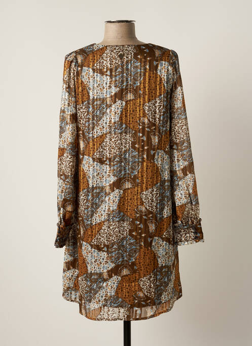 Rochie scurtă maro LOLA ESPELETA femeie