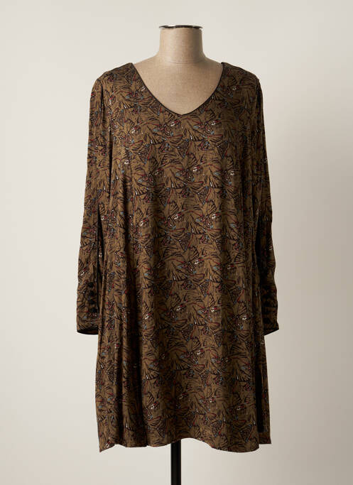 Rochie scurtă maro LOLA ESPELETA femeie