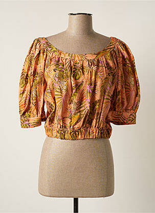 Top portocaliu DESIGUAL femeie