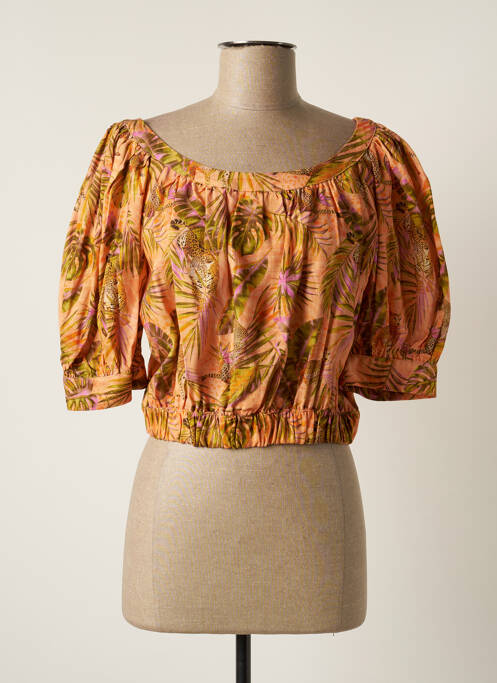 Top portocaliu DESIGUAL femeie