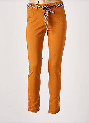 Pantalon chino portocaliu TEDDY SMITH femeie