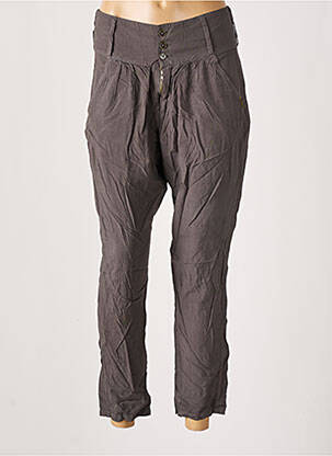 Pantalon drept gri TEDDY SMITH fată