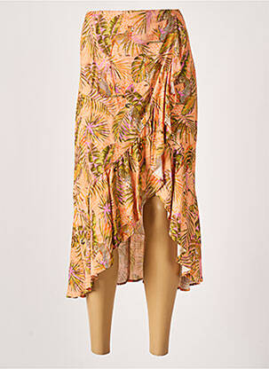 Fustă lungă portocaliu DESIGUAL femeie