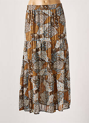Fustă lungă maro LOLA ESPELETA femeie
