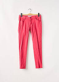 Pantalon 7/8 elasticitate talie joasă roz LOLA ESPELETA femme