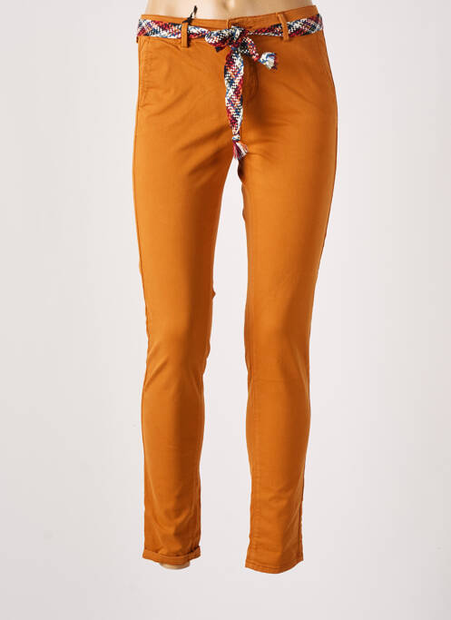 Pantalon chino portocaliu TEDDY SMITH femeie