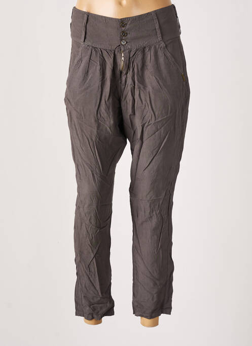 Pantalon drept gri TEDDY SMITH fată