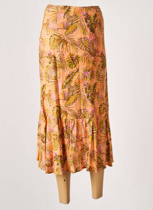 Fustă lungă portocaliu DESIGUAL femeie