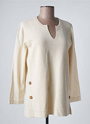 Pulover tunică bej MARIA BELLENTANI femeie